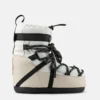 Białe botki Moon Boot X Moncler Grenoble Icon Low