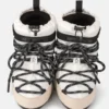 Białe botki Moon Boot X Moncler Grenoble Icon Low