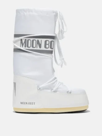 Białe nylonowe buty Icon