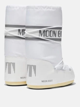 Białe nylonowe buty Icon