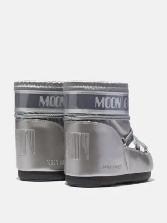 Botki Icon Low Glance Silver Satin
