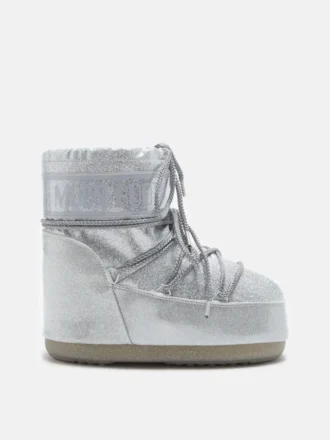 Botki Icon Low Silver Glitter