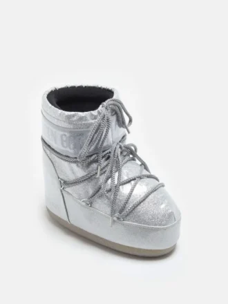 Botki Icon Low Silver Glitter