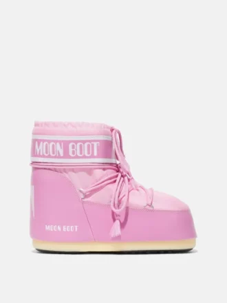 Botki Icon Low z różowego nylonu