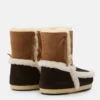 Brązowe buty Evx z naszywkami Brązowe buty Evx z naszywkami