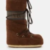 Brązowe buty z polaru Icon