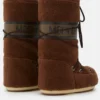 Brązowe buty z polaru Icon