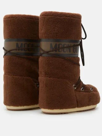 Brązowe buty z polaru Icon