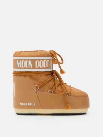 Brązowe nylonowe botki Icon Low