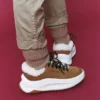 Brązowe sneakersy Moon247 City z owczej skóry Brązowe sneakersy Moon247 City z owczej skóry
