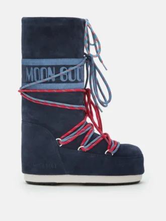 Buty Icon z granatowego zamszu