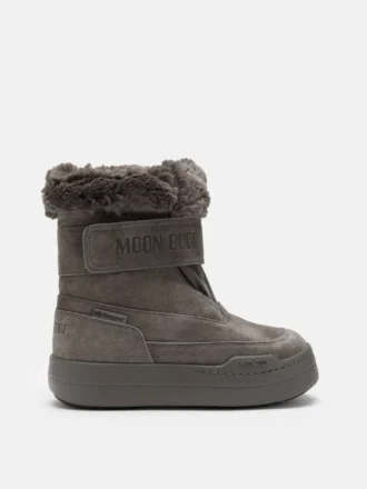 Buty Junior Park Strap z zamszu w kolorze antracytowym
