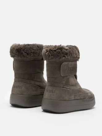 Buty Junior Park Strap z zamszu w kolorze antracytowym