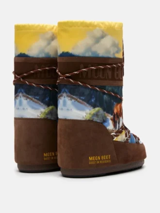 Buty Moon Boot X Guest in Residence Icon High Postcard w kolorze kakaowym
