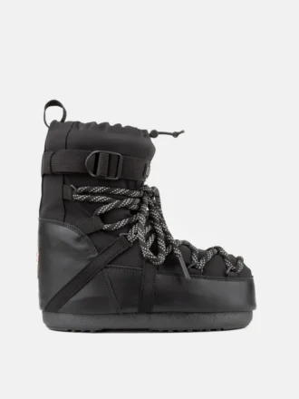 Czarne botki Moon Boot X Moncler Grenoble Icon Low