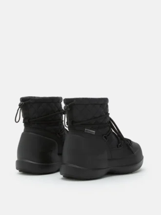 Czarne pikowane buty Mezzaluna Mid