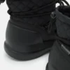 Czarne pikowane buty Mezzaluna Mid