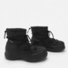Czarne pikowane buty Mezzaluna Mid