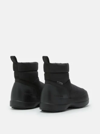 Czarne, puszyste buty Mezzaluna
