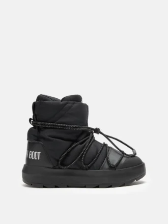 Czarne Sneakersy Adidas X Moon Boot Black Ace Mid-Top