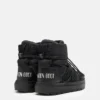 Czarne Sneakersy Adidas X Moon Boot Black Ace Mid-Top Czarne Sneakersy Adidas X Moon Boot Black Ace Mid-Top