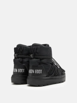 Czarne Sneakersy Adidas X Moon Boot Black Ace Mid-Top