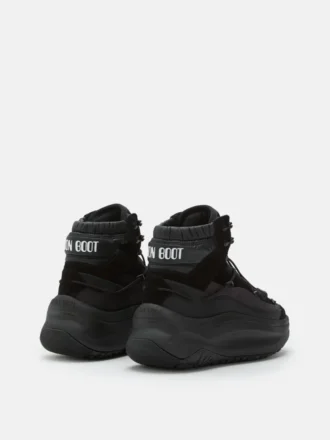 Czarne Sneakersy Moon247 Xlace Mid