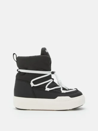 Czarne sznurowane buty Junior Park