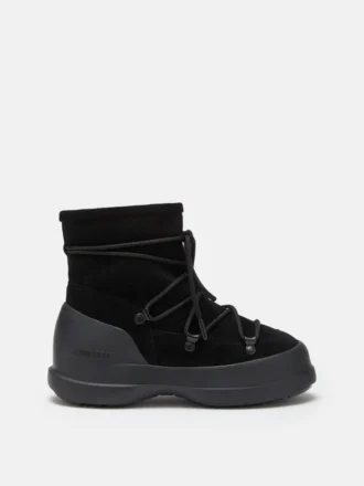 Czarne zamszowe buty Luna