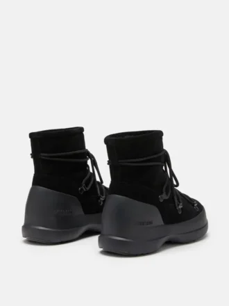 Czarne zamszowe buty Luna