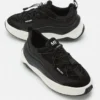 Czarno-białe Sneakersy Moon247 Xlace Czarno-białe Sneakersy Moon247 Xlace