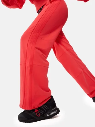 Czerwone spodnie dresowe Adidas X Moon Boot