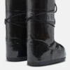 Icon czarne buty z brokatem