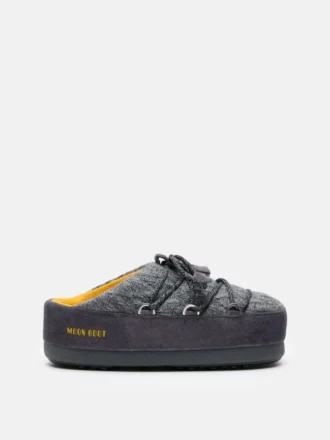 Moon Boot X Guest in Residence Evx Grey Knit Klapki