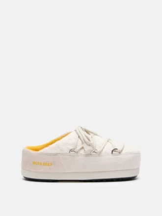Moon Boot X Guest in Residence Evx White Sand Knit Klapki
