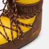 Moon Boot X Guest in Residence Icon Low – nylonowe botki w kolorze słonecznikowym i kakaowym
