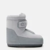 Moon Boot X Vandythepink® Icon Strap Grey Suede Boots