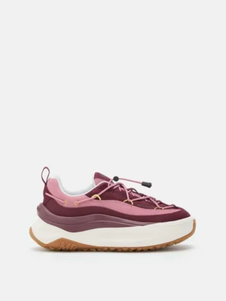 Moon247 Xlace – Sneakersy w kolorze bordowym i różowym