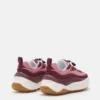 Moon247 Xlace – Sneakersy w kolorze bordowym i różowym Moon247 Xlace – Sneakersy w kolorze bordowym i różowym