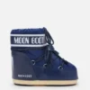 Niskie niebieskie nylonowe botki Icon