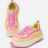 Sneakersy Moon247 Xlace w kolorze żółtym i różowym Sneakersy Moon247 Xlace w kolorze żółtym i różowym