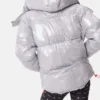 Srebrna kurtka puchowa Adidas X Moon Boot Srebrna kurtka puchowa Adidas X Moon Boot